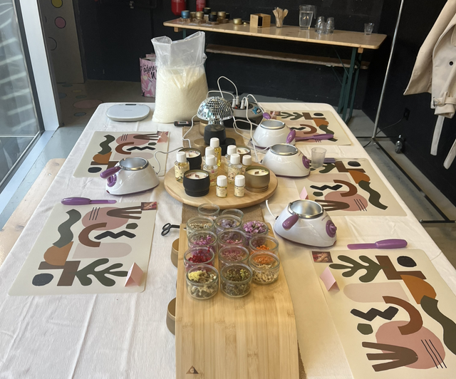 acompte evjf bougies 11 juillet 9 pers