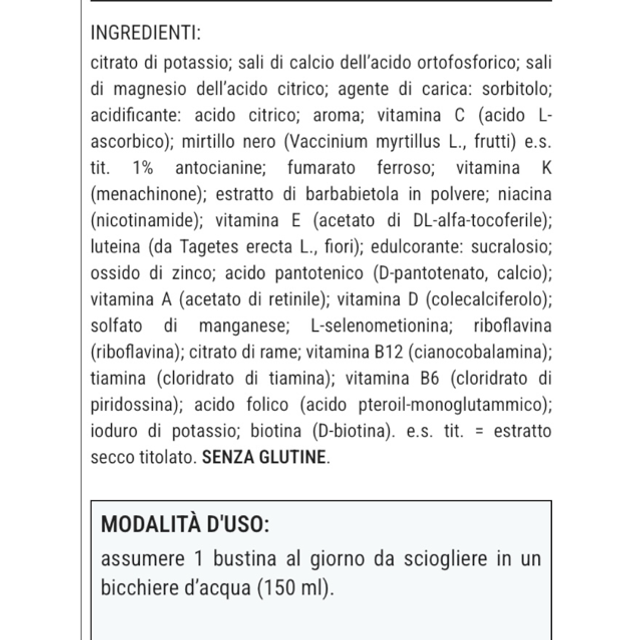 MULTIVITAMINICO ARANCIA ROSSA 10 bst