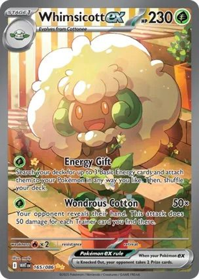 Whimsicott EX - 165/086 (Special Illustration Rare)