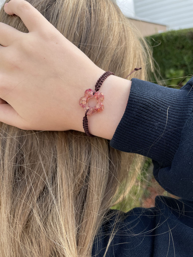 Bracelet Pampille Marron