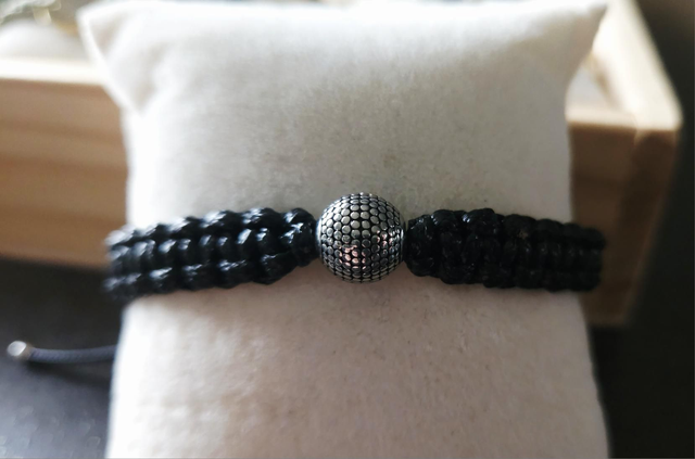 Bracelet tressé/pendentif 