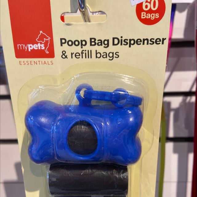Poop bag dispenser 