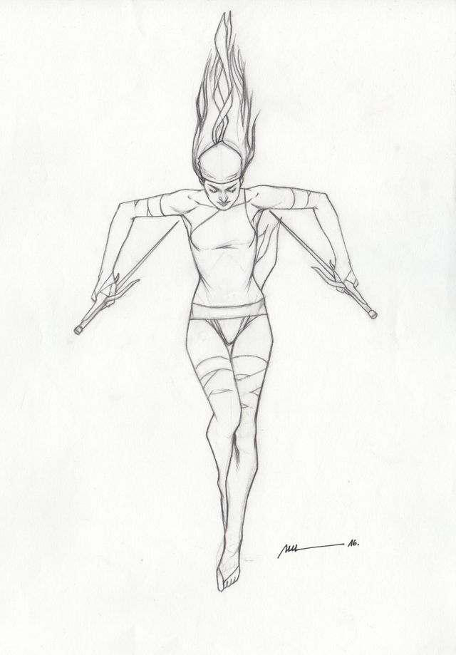 "Saï" pencils - ORIGINAL, A4 (8.3x11.7)