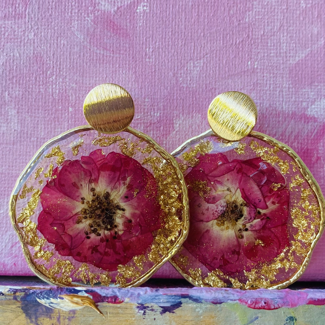 Camélia - fleur séchée 