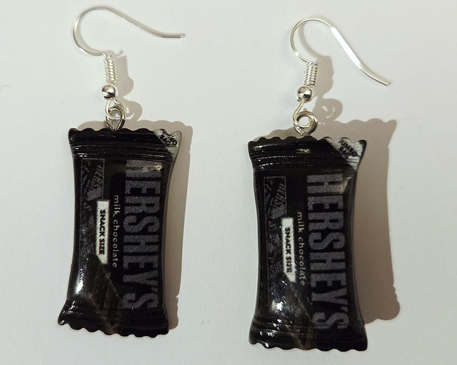 Hershey's Silver Plated Earrings (nickel free) 