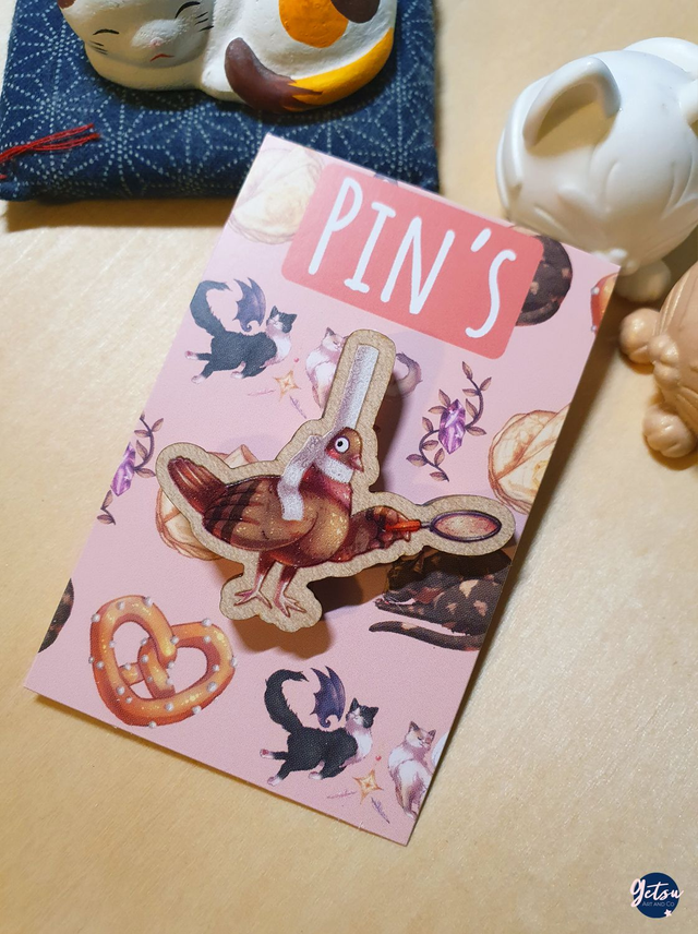 Pin&#039;s pigeon breton