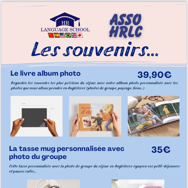 Achat livre album photo séjour Uk 2025
