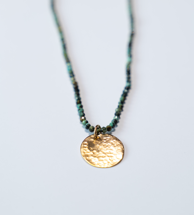Collier Tamo Lune et Turquoise Africaine