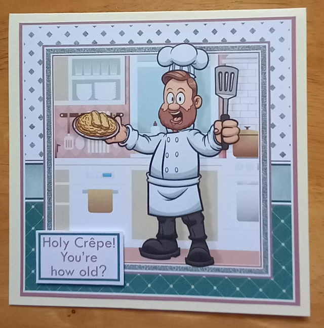 Holy Crepe Birthday Card 