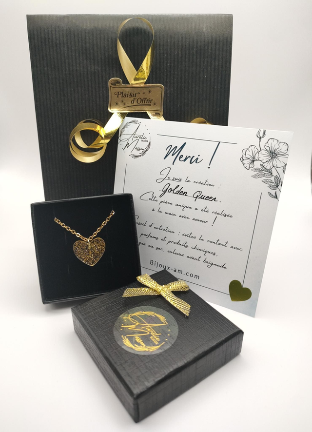 Collier "Golden Queen"