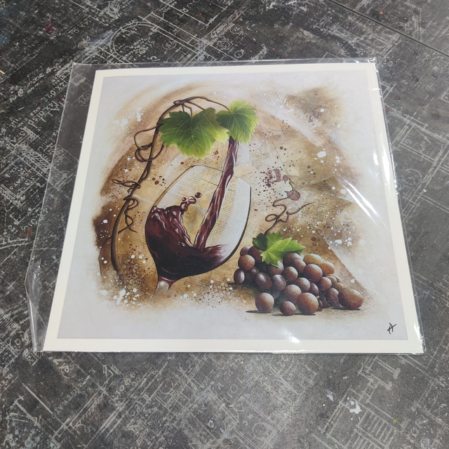 Edition "VIN 1" 30X30cm