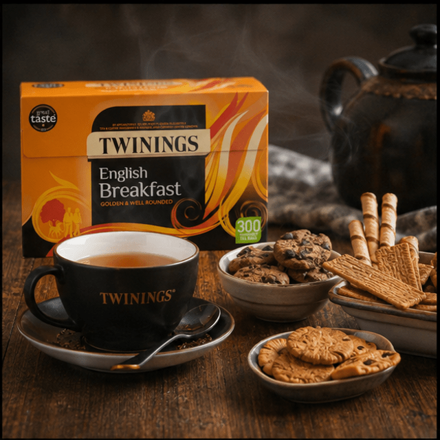 Twinings English Breakfast Tea Bags, 300 Pack