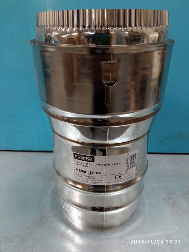 Flexible - Rde - Tuyau D 150 M  Gaine D 180 ( D Ext 186 ) - 2FLERADE150186 