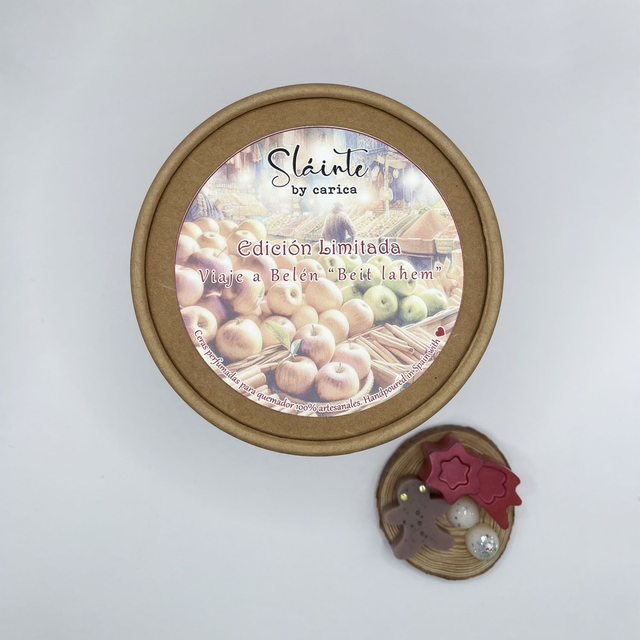 Ceras Perfumadas Manzana y Canela &quot;Viaje a Belén&quot; 