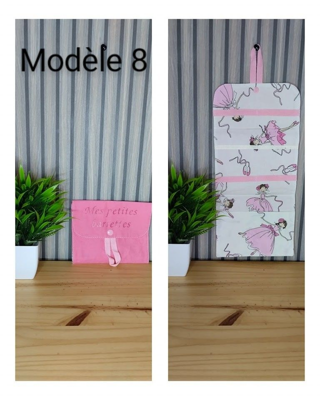 Pochette à barrettes 