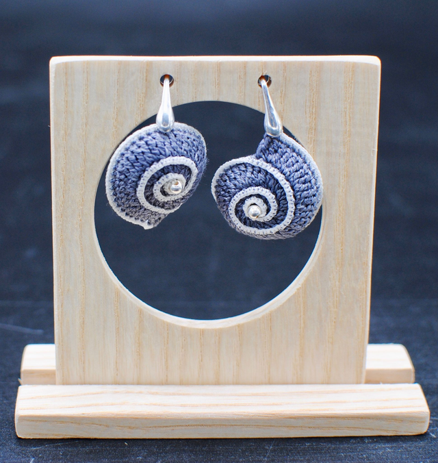 Boucles d&#039;oreilles &quot;Escargots&quot; 