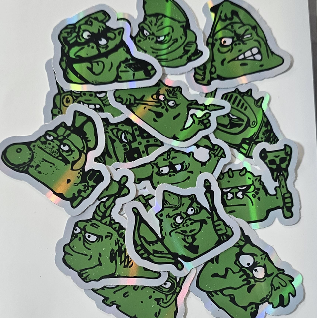 The mind is boglin  pack of 15 stickers 