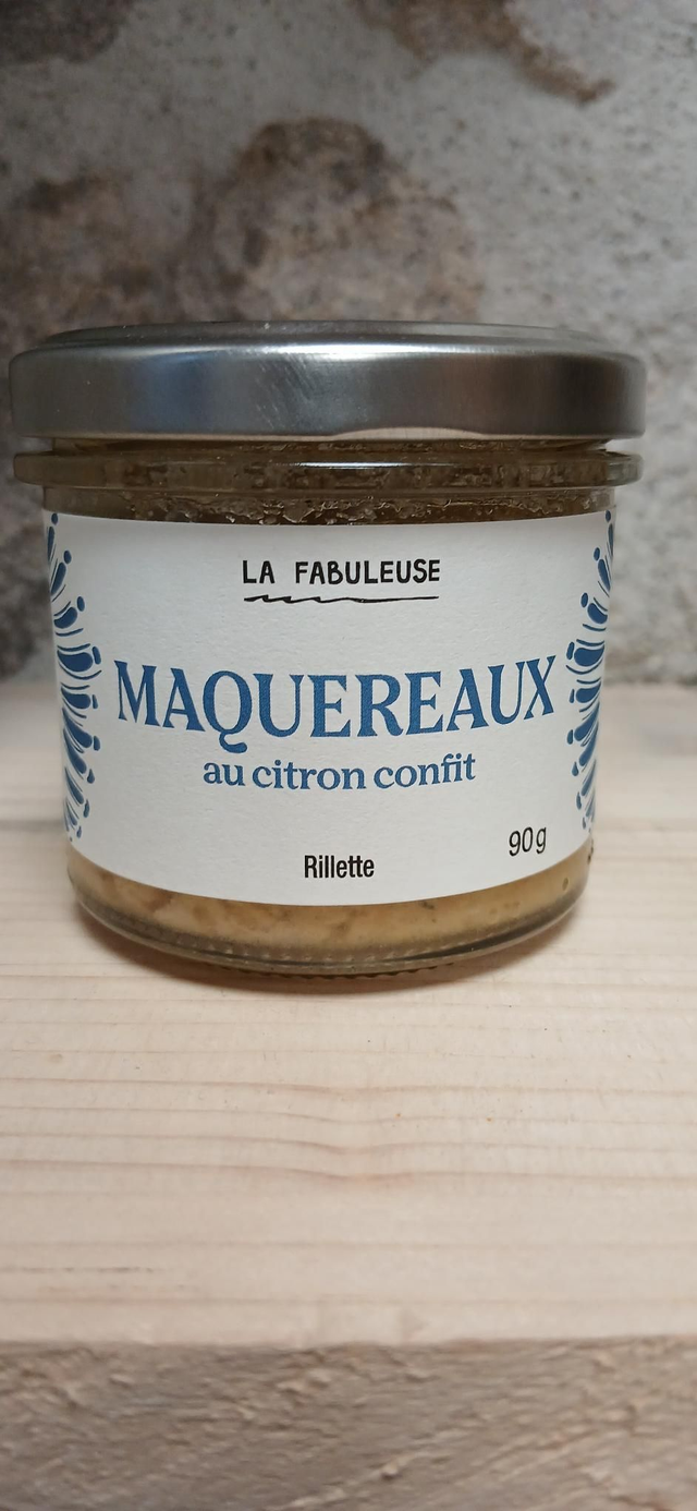 Rillettes maquereaux citron confit (90g)