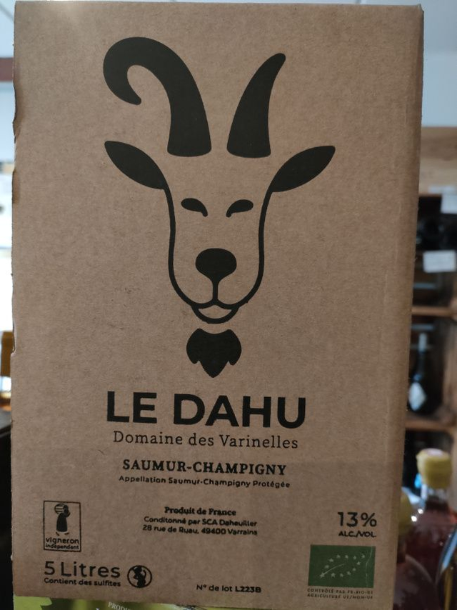 Le Dahu 2022 - Rouge Sec Tranquille - Domaine des Varinelles (Laurent et Nicolas Daheuiller)