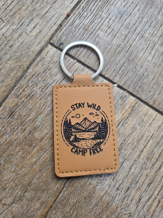 Leather keyring 