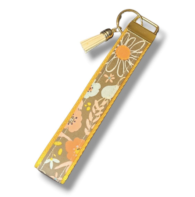 Porte clé sangle et tissu