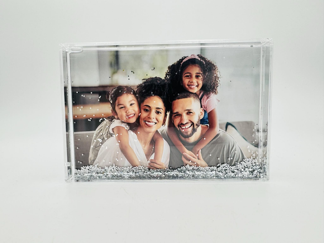 GlitterBlox - Photo Frame with foil engraved front