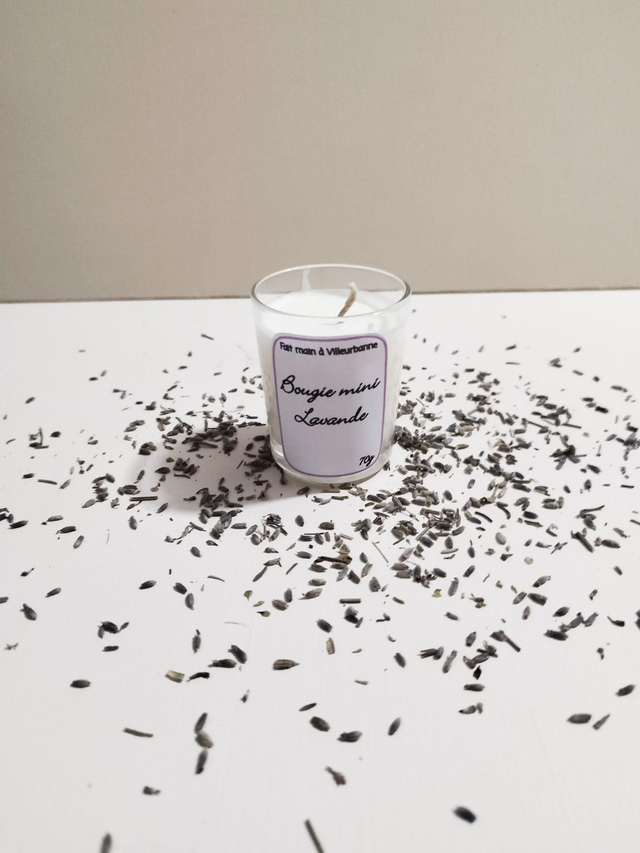 Bougie mini lavande 70g