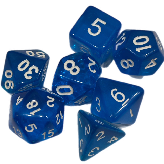 Dés -Set de 7 formes