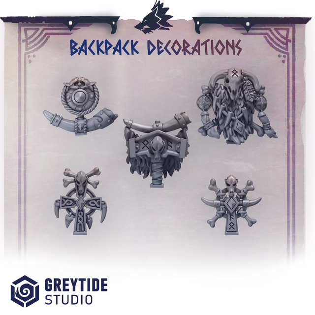 Backpack Decorations (Primal Hounds)