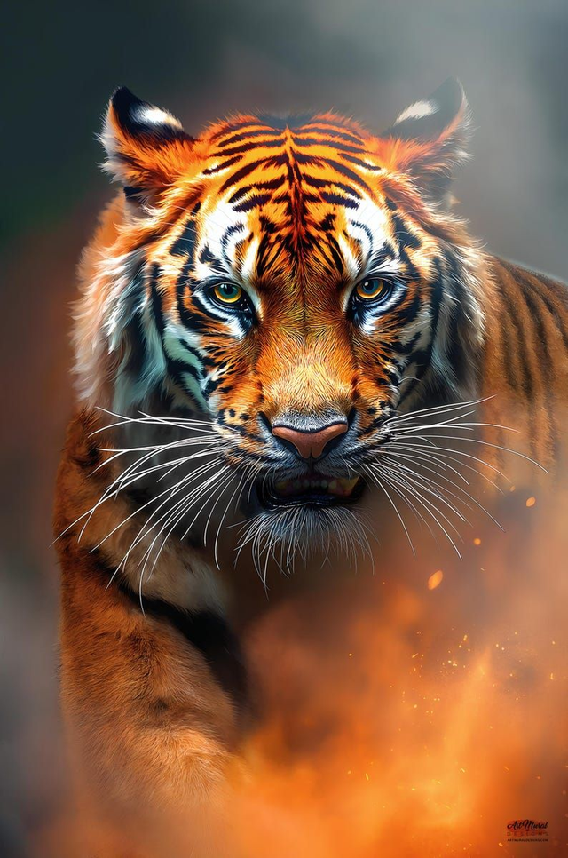 Tigre de Sumatra : Force Sacrée au Cœur de la Forêt