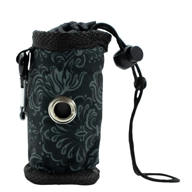 Distributeur de sacs à déchets avec cordon de serrage