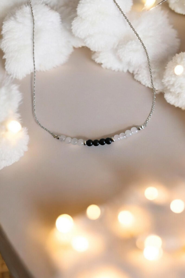 Parure 2 Équilibre du Cœur & Ancrage Noir