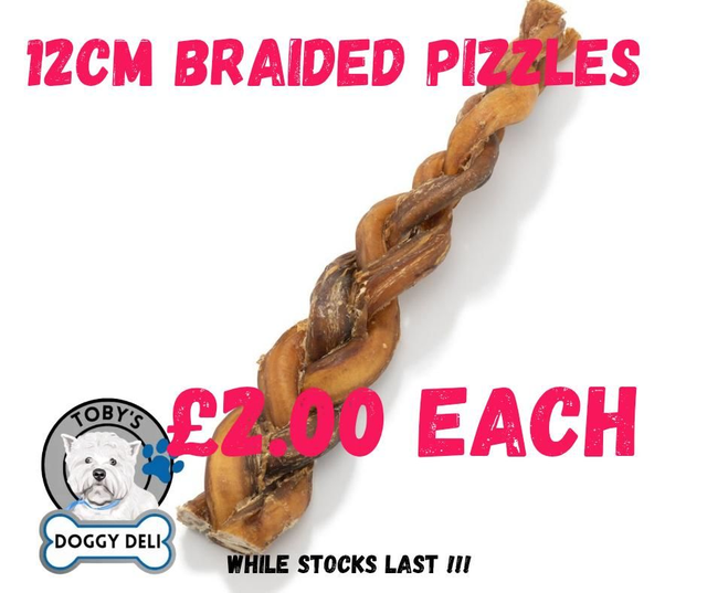 12cm BRAIDED BULLS PIZZLE