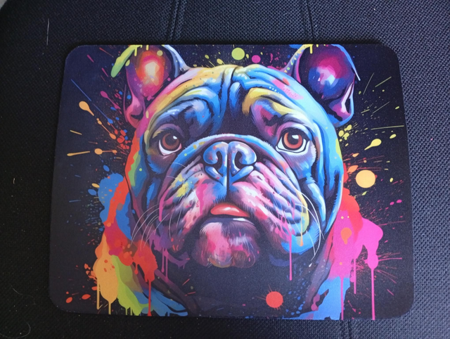 Tapis de souris bouledogue