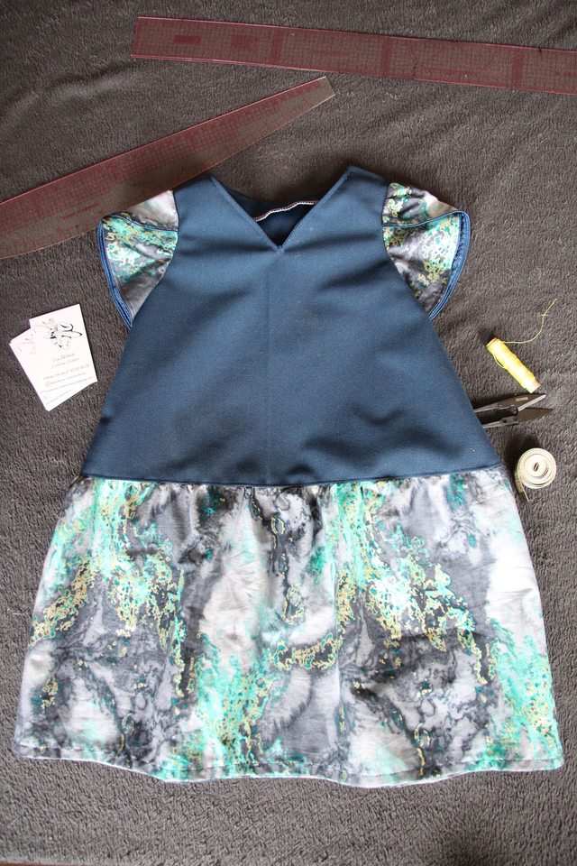 [Vente directe] Robe Barbara évolutive 3-6 ans manches tulipe
