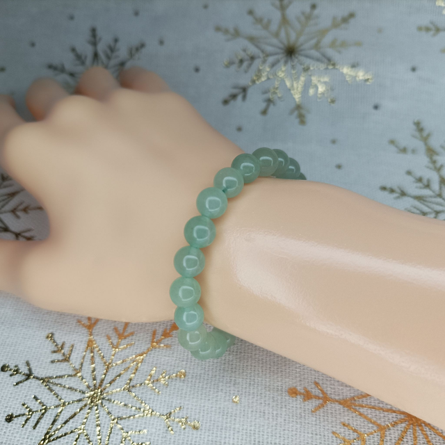 Aventurine Verte / Bracelet Boules de 6 mm / Rondes et Polies en Pierres Naturelles