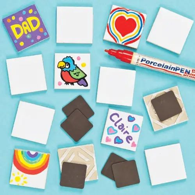 Make your own birthday party fridge magnet 