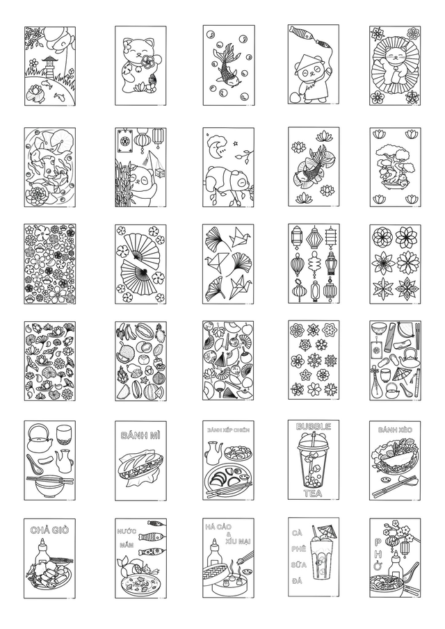 Livre de 30 coloriages