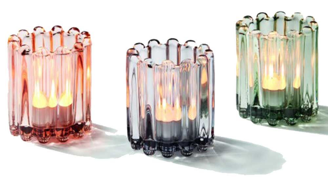 Windlicht Dewdrop grünschimmernd