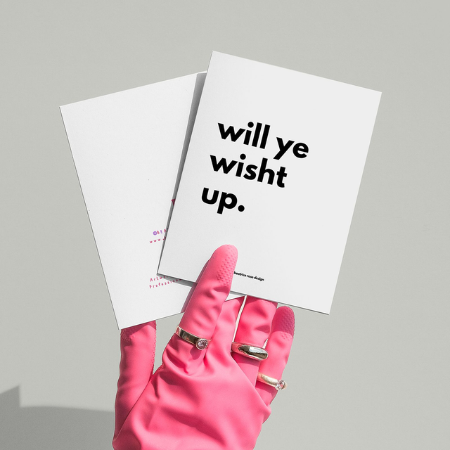 "Will Ye Wisht Up" (A6)