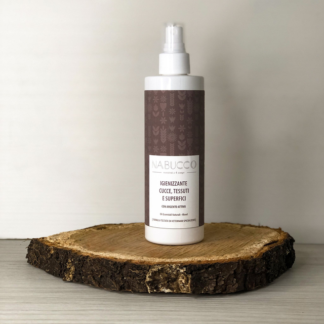 Igienizzante cucce, tessuti e superfici