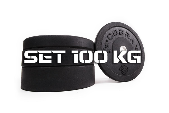 Halterschijven set 100 kg
