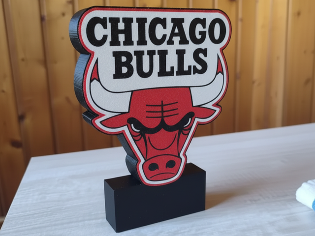 Luminária de Mesa Chicago Bulls
