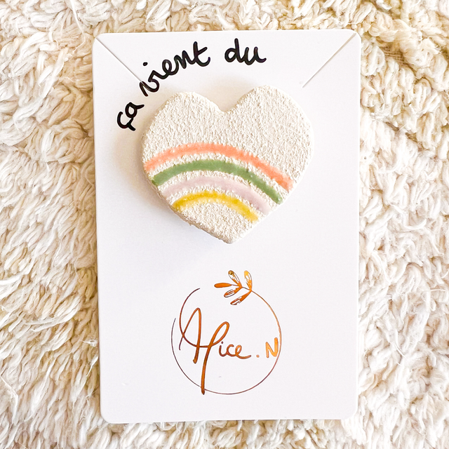 Broche « ça vient du coeur » 07