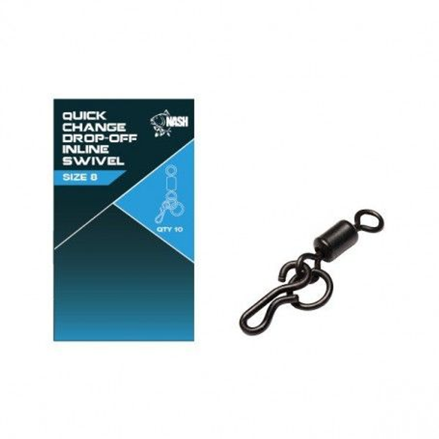 Nash quick chnage drop off inline swivel size 8