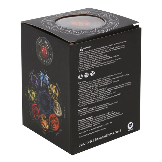 Mabon Wax Melt Burner Gift Set by Anne Stokes