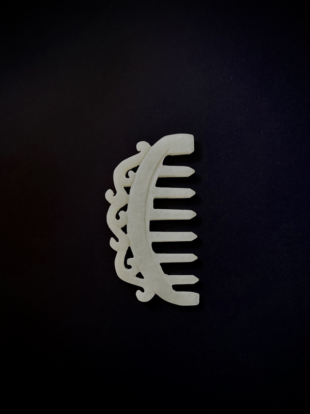 Peigne en jade de Hetian, artisanat traditionnel