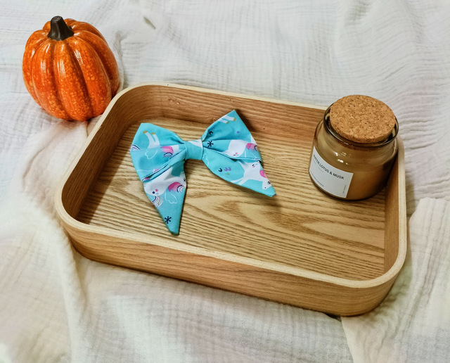 Nœud bleu licorne L