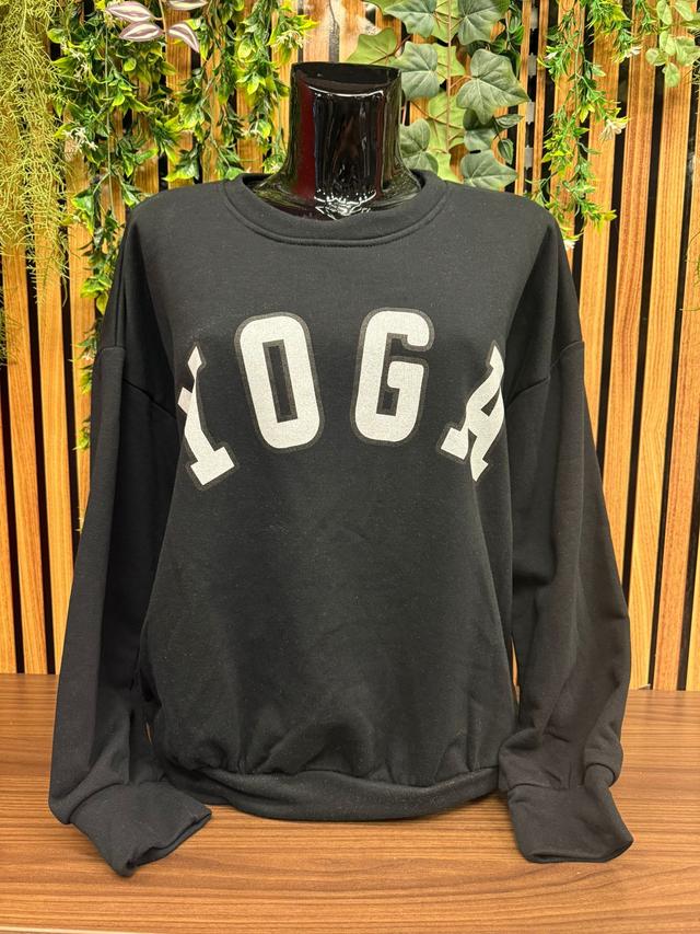 Sweater YOGA - Zwart
