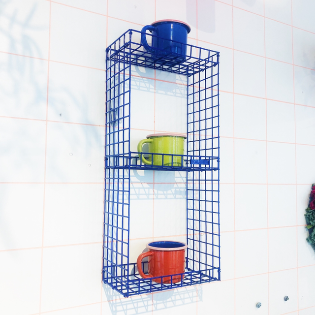 Grid Shelf small, Ultramarine Blue